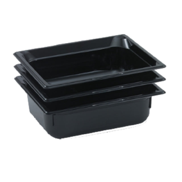 Vollrath 9004420 Super Pan® 1/1 GN Food Pan 4" Deep High-temp Black Resin