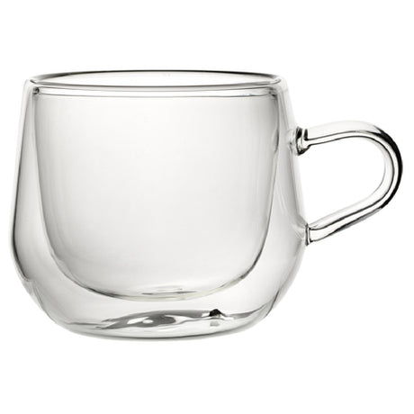 Hospitality Brands HG90285-006 Legend Glassware Crema Double Walled Cappuccino Mug