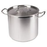 Winco SST-16 Premium Induction Stock Pot 16 Qt. 11" Dia. X 9-3/4"H