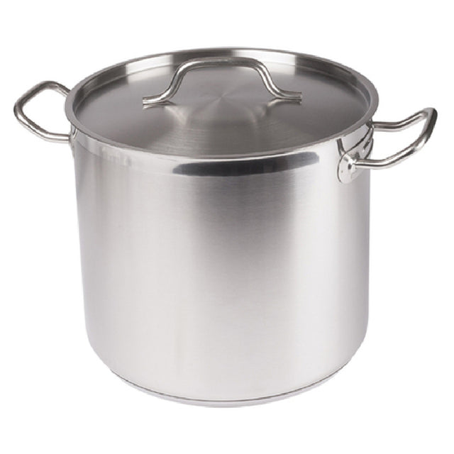 Winco SST-16 Premium Induction Stock Pot 16 Qt. 11" Dia. X 9-3/4"H