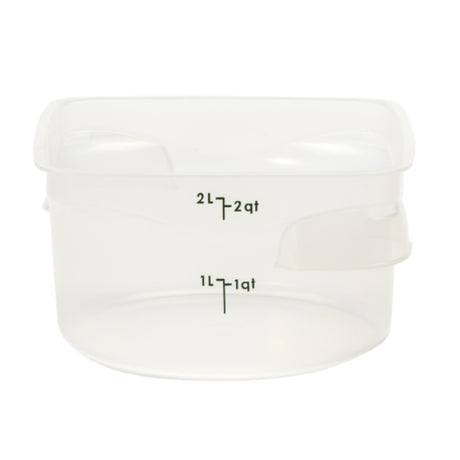 Cambro 2RFSPROPP190 CamRound® FreshPro Round Food Container 2 Qt. 7.5"L X 7.5"W X 4.2"H