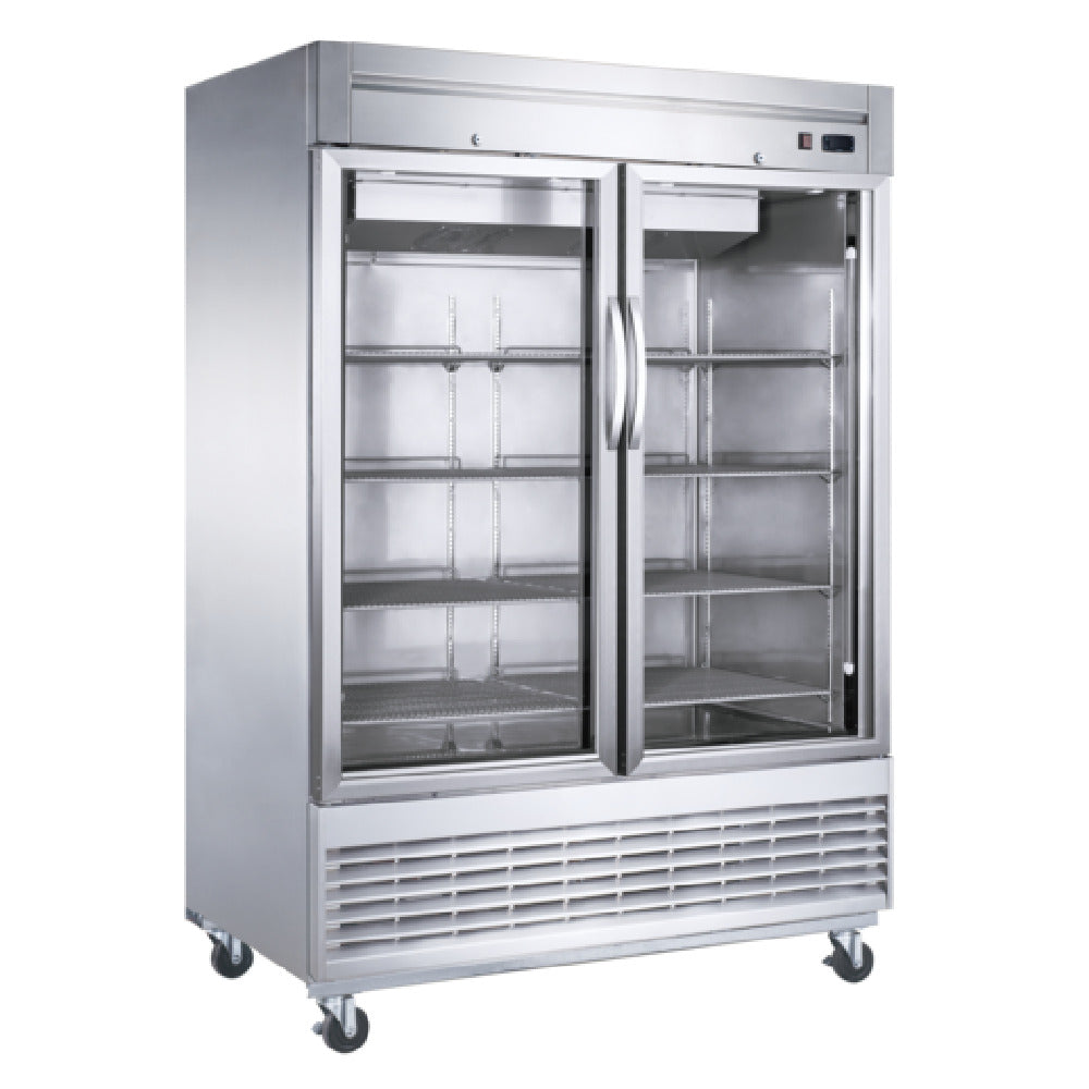 Dukers D55R-GS2 Dukers Refrigerator Reach-in Two-section