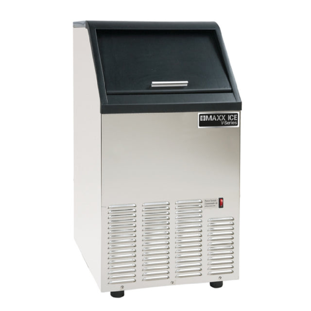 Maxximum MVI75F Maxx Ice V-Series Self-Contained Ice Machine 75 Lbs Bullet Ice Cubes
