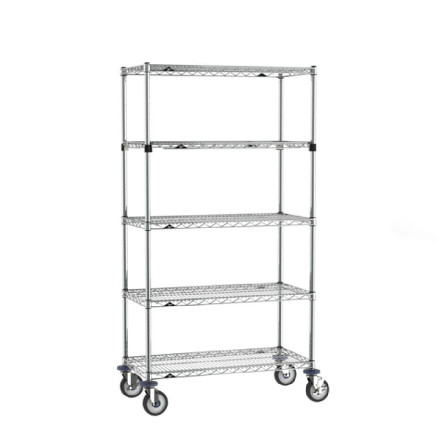 Metro SEZ-183668C-MU-41 Super Erecta® Stem Caster Cart 36"W X 18"D X 68"H 5 Tiers