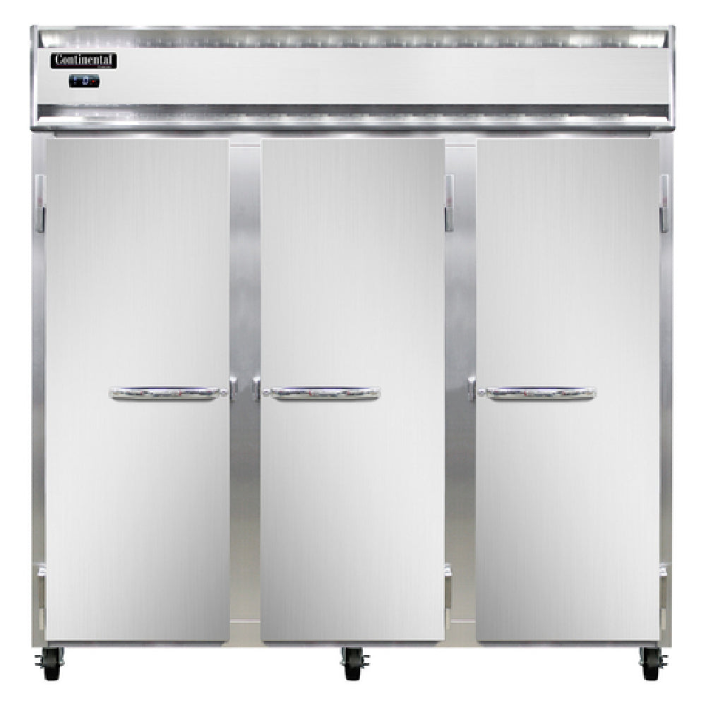Continental Refrigerator 3FNSA Freezer Reach-in Three-section