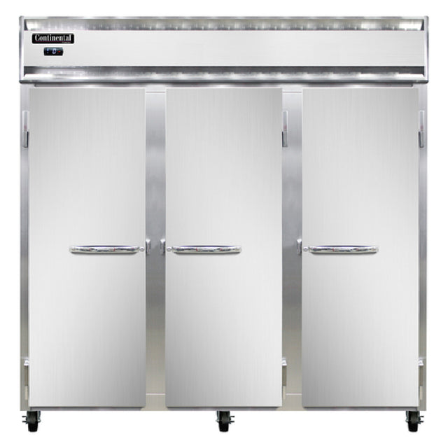 Continental Refrigerator 3FNSA Freezer Reach-in Three-section