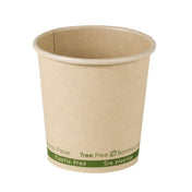 PacknWood 210GCWBTF4 - Bamboo Fiber Cup Without Plastic, 4oz, 2.4" D X 2.4" H