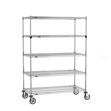 Metro SEZ-244868C-MU-41 Super Erecta® Stem Caster Cart 48"W X 24"D X 68"H 5 Tiers