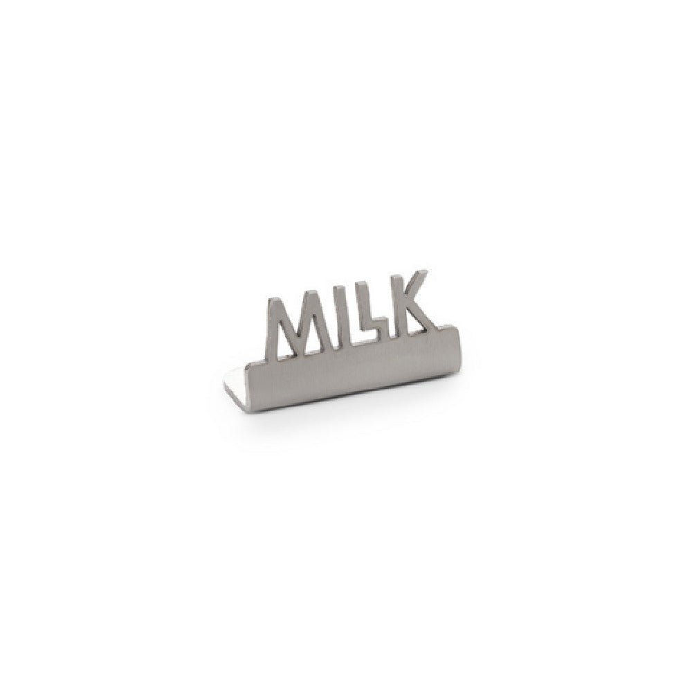 American Metalcraft MSSM15 - Sign, 0.6"W X 1.45"D X 0.7"H, Stainless Steel