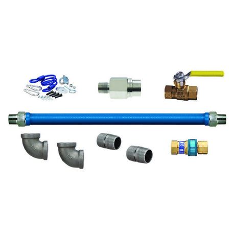 Dormont CAN1675KIT48EFV - Dormont Blue Hose Moveable Gas Connector Kit, 3/4" Inside Dia.