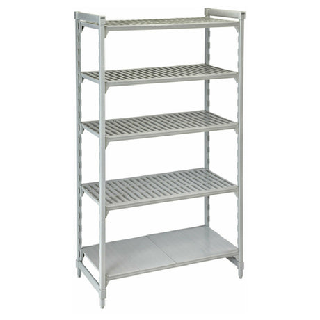 Cambro CPU184884VS5PKG Camshelving® Premium Starter Unit 18"W X 48"L X 84"H 5-tier