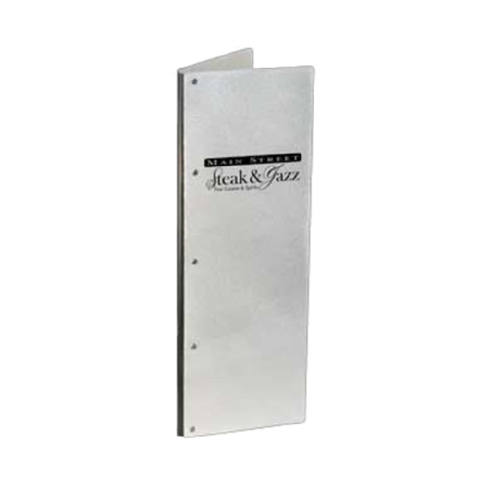 Menu Solutions AT20BD Menu Cover Holds 4-1/4" X 14" Inserts Double Panel