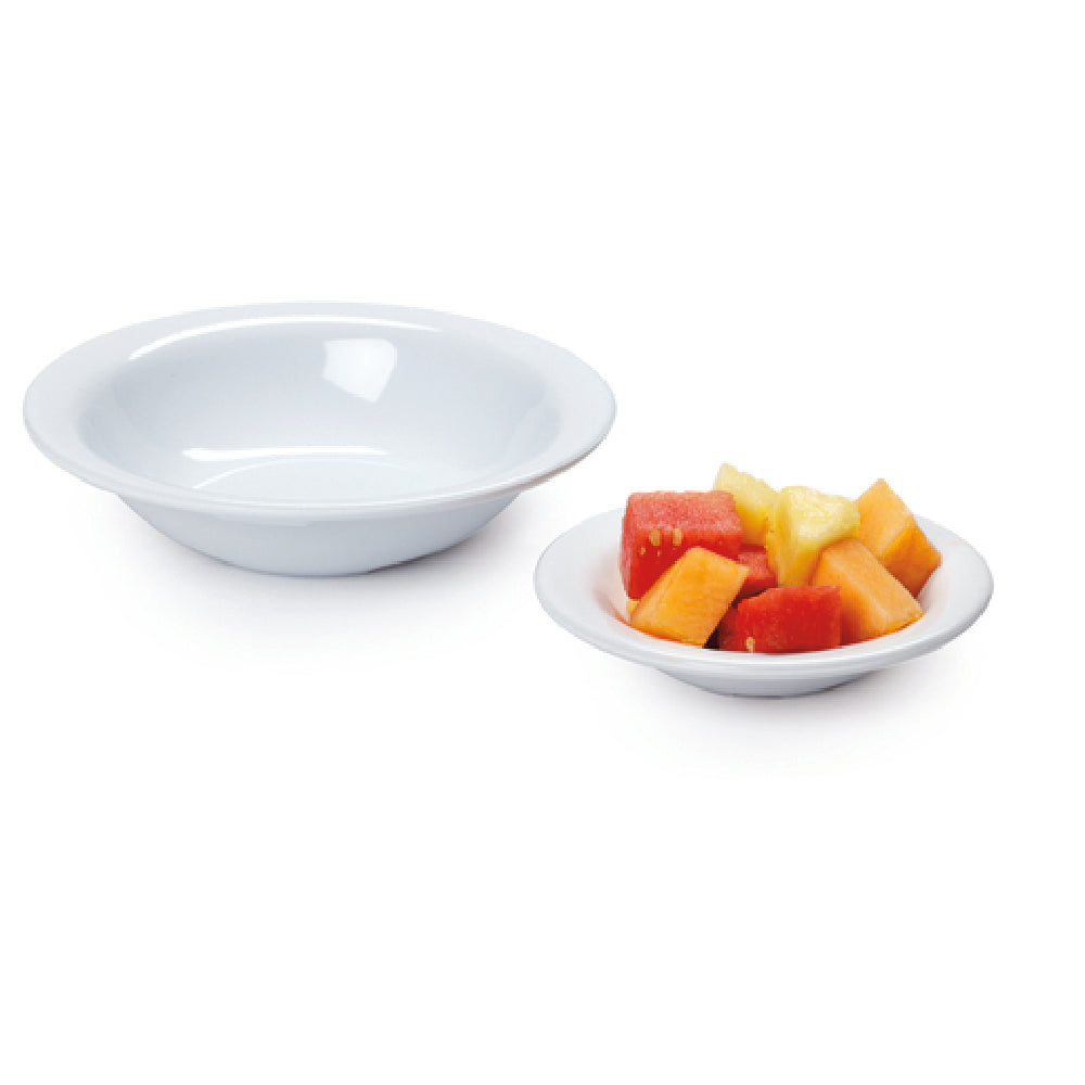 GET Enterprises BF-050-W Supermel™ Fruit Bowl 3-1/2 Oz. (4-1/2 Oz. Rim Full) 5-1/4" Dia. X 1"H