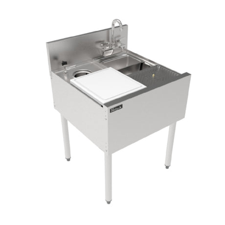 Perlick TSF24PS-SBRT TSF Series Underbar Prep Sink 24" W X 24" D X 36" H With Sink Bowl (9.75"W X 10.5" FTB X 6" D)