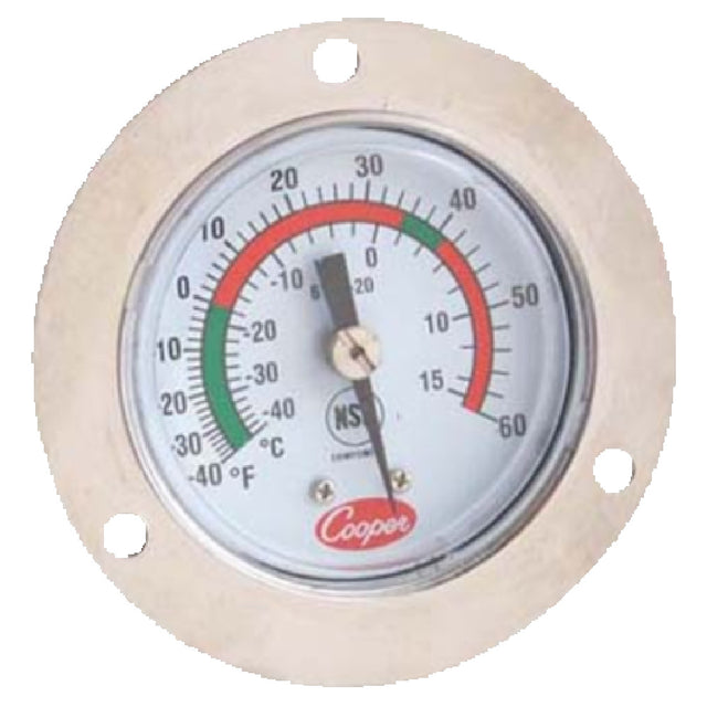 Franklin Machine Products 138-1250 Thermometer Flange Mount 40° To 60°F Temperature Range