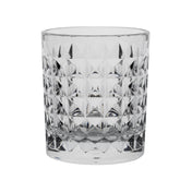 Steelite 7030DR048 Cut Tumbler 9 Oz. (H 3-5/8" M 3-1/8" T 3-1/8" B 2-7/8") Polycrystal®