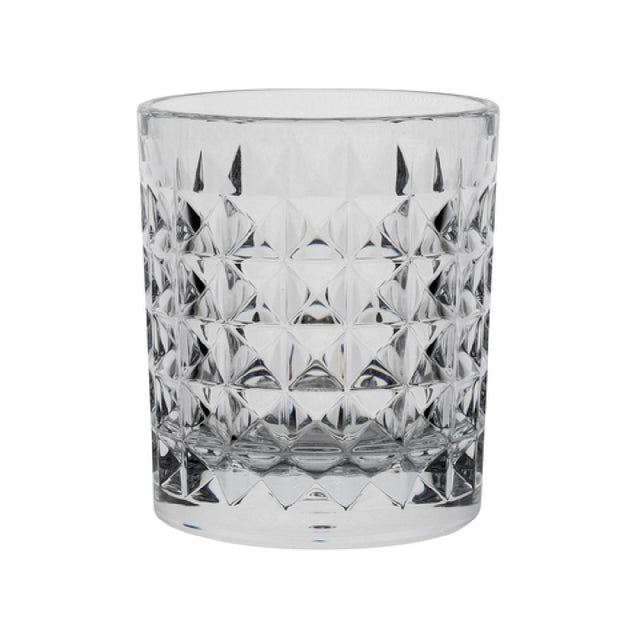 Steelite 7030DR048 Cut Tumbler 9 Oz. (H 3-5/8" M 3-1/8" T 3-1/8" B 2-7/8") Polycrystal®