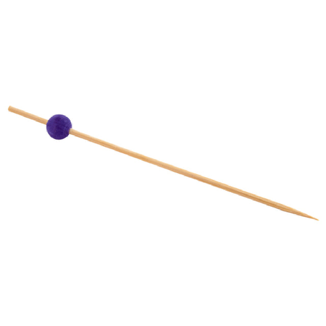 FOH AST014PUB83 Servewise® Disposable Picks 4-1/2" Purple Ball On Top