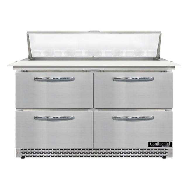 Continental Refrigerator D48N12C-FB-D Designer Line Sandwich Unit Front Breather