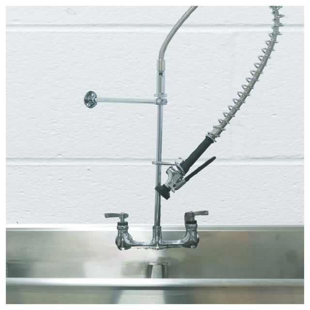 Hubert 154169 - Kratos Pre-Rinse Assembly With Hose & Spray Valve, 1.15 GPM, 18" Riser
