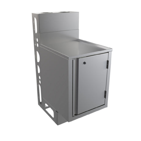 BK Resources UBC-DW-21-F18HL Top Shelf Underbar Cabinet Flat Top Die Wall