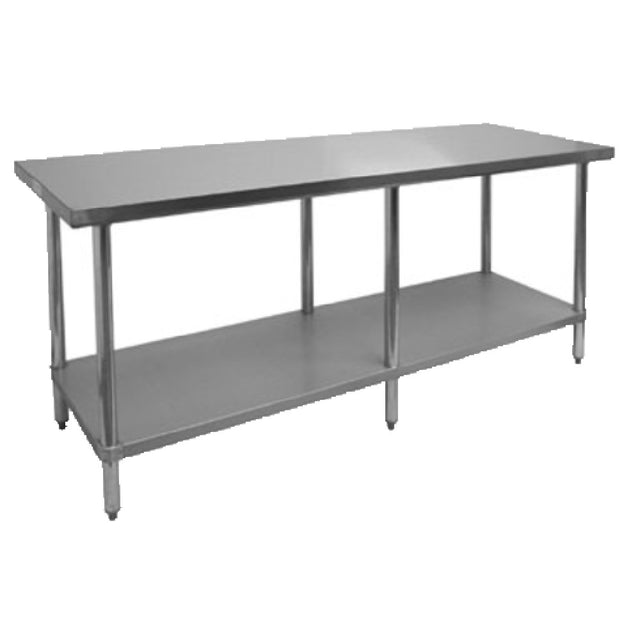 GSW USA WT-P3072US Undershelf 72"W X 30"D 18/430 Stainless Steel