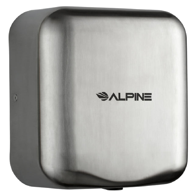 Alpine Industries ALP400-20-SSB Hemlock Hand Dryer Surface Mount Automatic Sensor