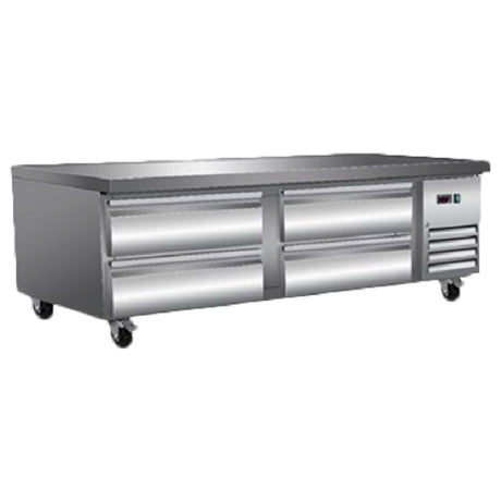 Serv-Ware CB72-HC - Serv-Ware - Refrigeration - 74" Refrigerated Chef Base - Dimensions: 74" W X 31.9" D X 26" H