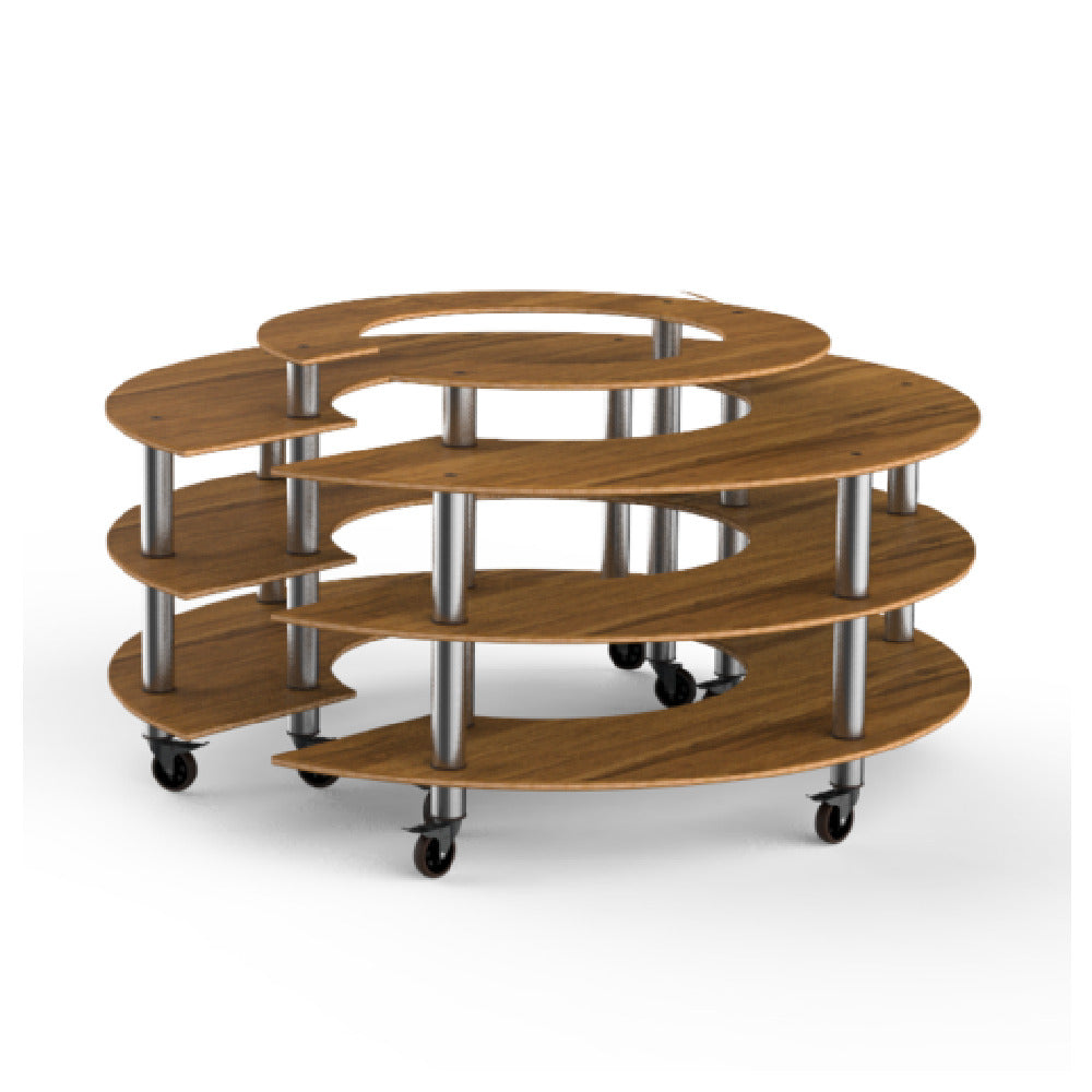 Steelite MGCMSB01BSXW - Round Market Station, 81.5" X 81.5" X 41.0", Modular