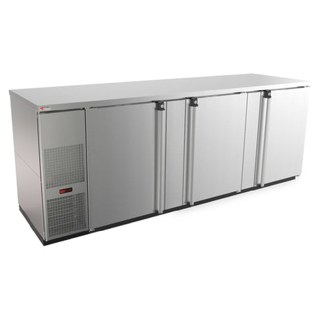 Micro Matic MBB94S-E Pro-Line™ E-Series™ Refrigerated Back Bar Cabinet Three-section