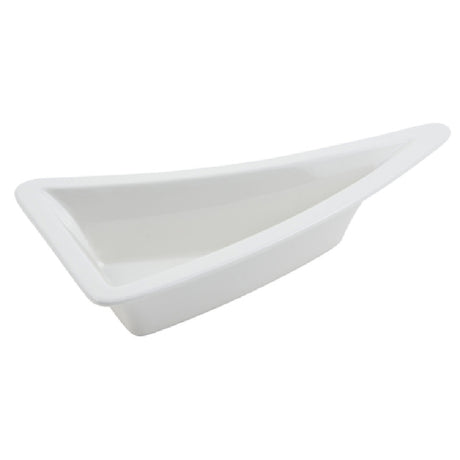 Bon Chef 70070PWHT Futura2 Platter 11" L X 5-1/2" W X 3" H Triangular