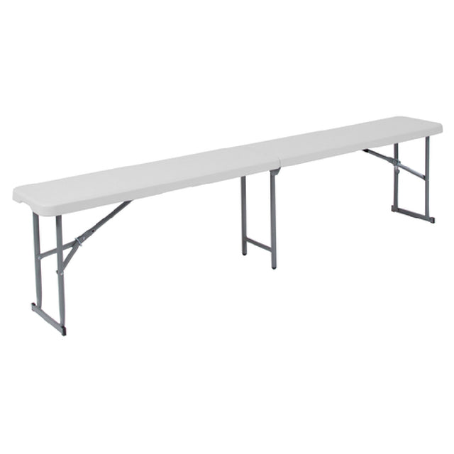 Flash Furniture RB-1172FH-GG Folding Bench 71"W X 10-1/4"D X 16-1/2"H Seats Up To 3 Adults