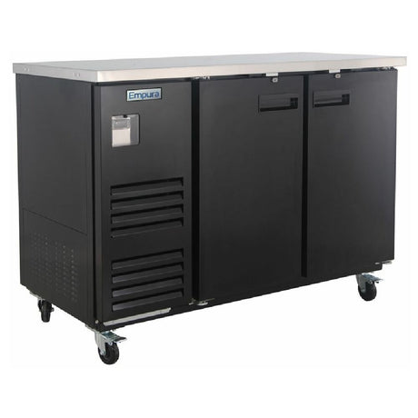 Empura Refrigeration E-KBB60-2-27 Back Bar Cooler 2 Swing Solid Doors 58 3/4"W X 27 5/8"D X 42 1/2"H