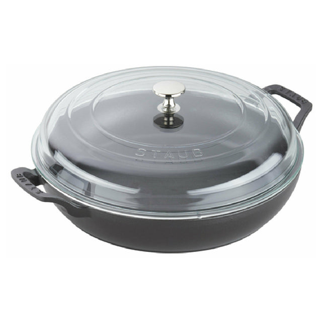 Zwilling 14813023 Staub® Brazier 3-1/2 Qt. With Glass Lid
