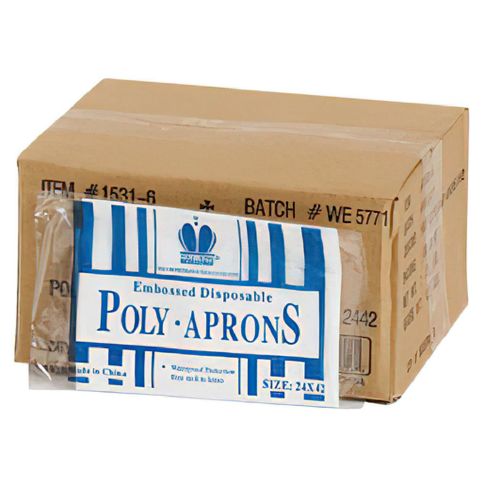 Royal Industries RDA 2442 Apron 24 X 42 Disposable