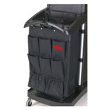 Rubbermaid FG9T9000BLA - Fabric 9-Pocket Organizer, 28"L X 19-3/4"W X 1-1/2"H, Black