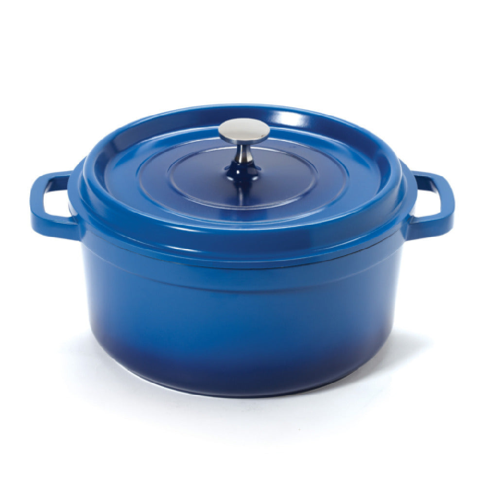 GET Enterprises CA-012-CB/BK/CC Heiss™ Induction Dutch Oven 4-1/2 Qt. (5 Qt. Rim Full) 9-1/2" Dia. X 4-1/4"H