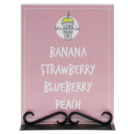 Hubert 92630 - Sign Holder, 8-1/2" X 3-1/2" X 11"H Overall, Holds 8-1/2" X 11"H Insert