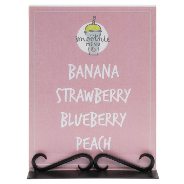 Hubert 92630 - Sign Holder, 8-1/2" X 3-1/2" X 11"H Overall, Holds 8-1/2" X 11"H Insert