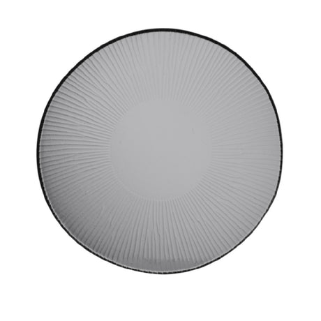Churchill China GLDKOP291 - Bamboo Organic Glass Round Plate, 29.5 Cm, Bamboo Glass Tableware