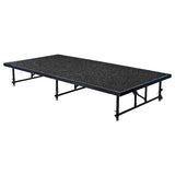 National Public Seating TFXS48962432 NPS® Transfix Stage Platform 48"W X 96"D X 24"-32"H