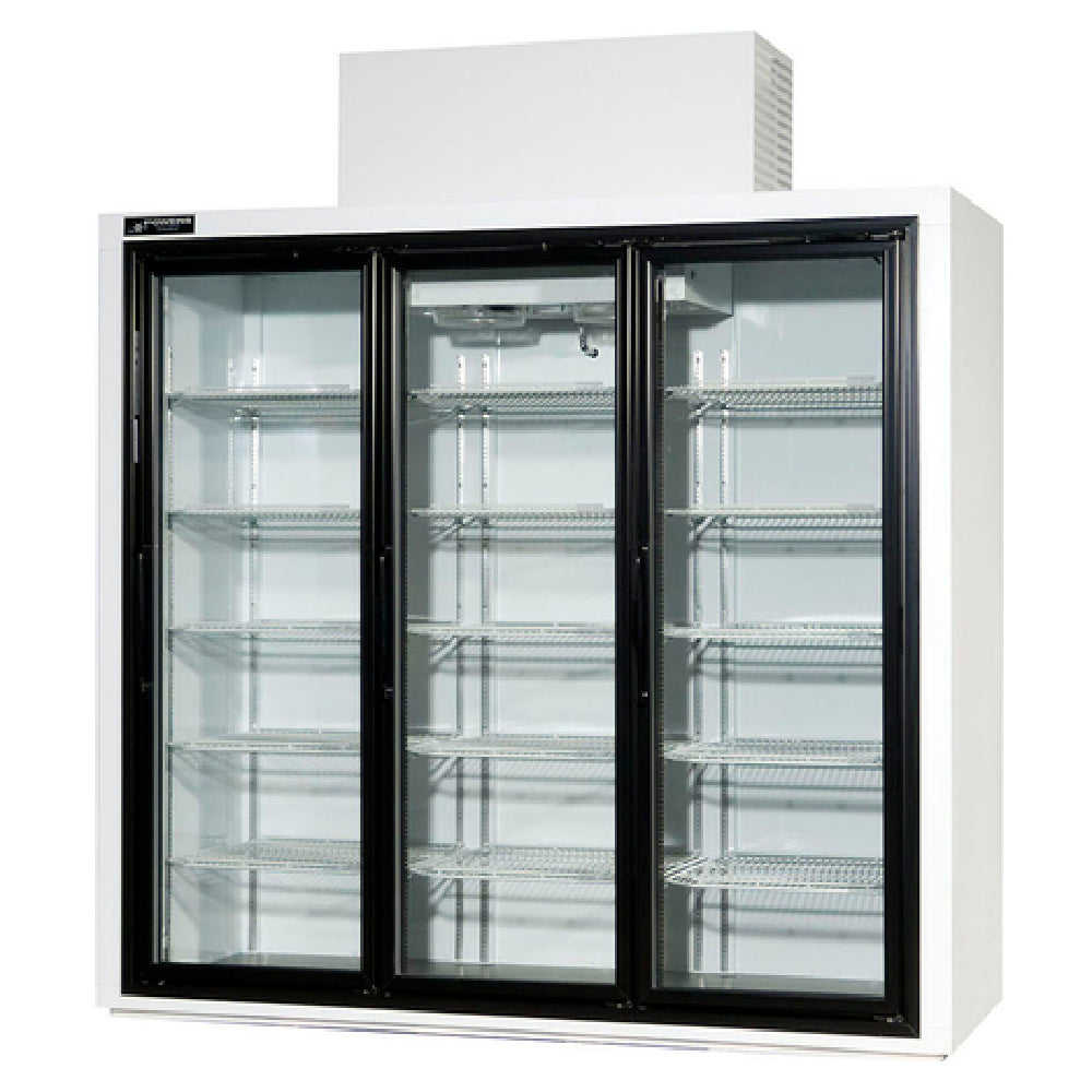 Powers Equipment BT77LGD Beverage Cooler Three-section 77"W