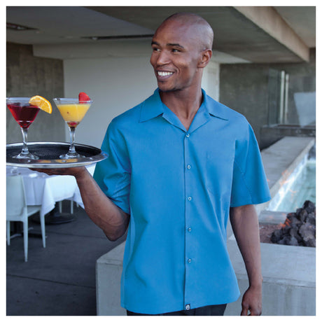 Chef Works CSMVLIMXS Men's Universal Shirt Short Sleeves Cool Vent™ Panels Under Arms And Down Sides