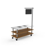 Steelite MGCMLD12BSXW - Pro Cooking Induction Station With Sign Post, 71.0" X 29.5" X 35.0"
