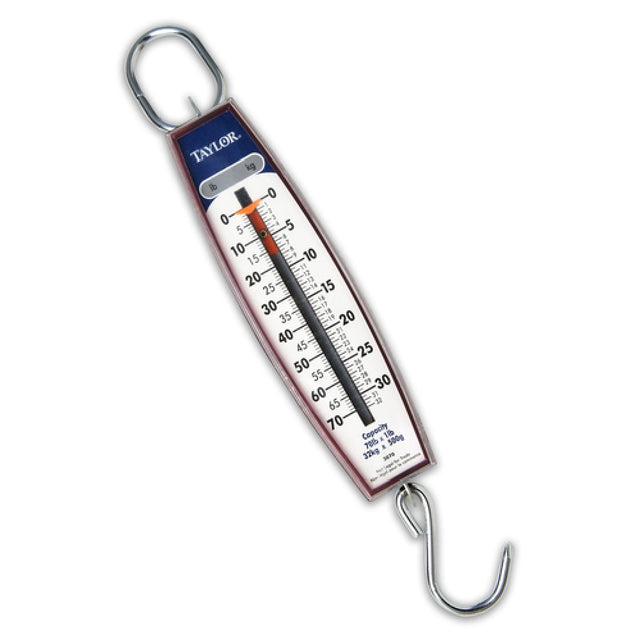 Taylor 30704104 Industrial Hanging Scale Vertical 70 Lb. X 1 Lb./32 Kg X 500 G Capacity