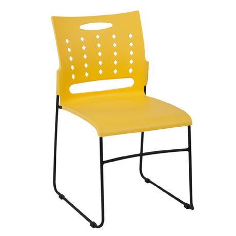 Flash Furniture RUT-2-YL-GG Hercules Series Stacking Chair 881 Lb. Weight Capacity