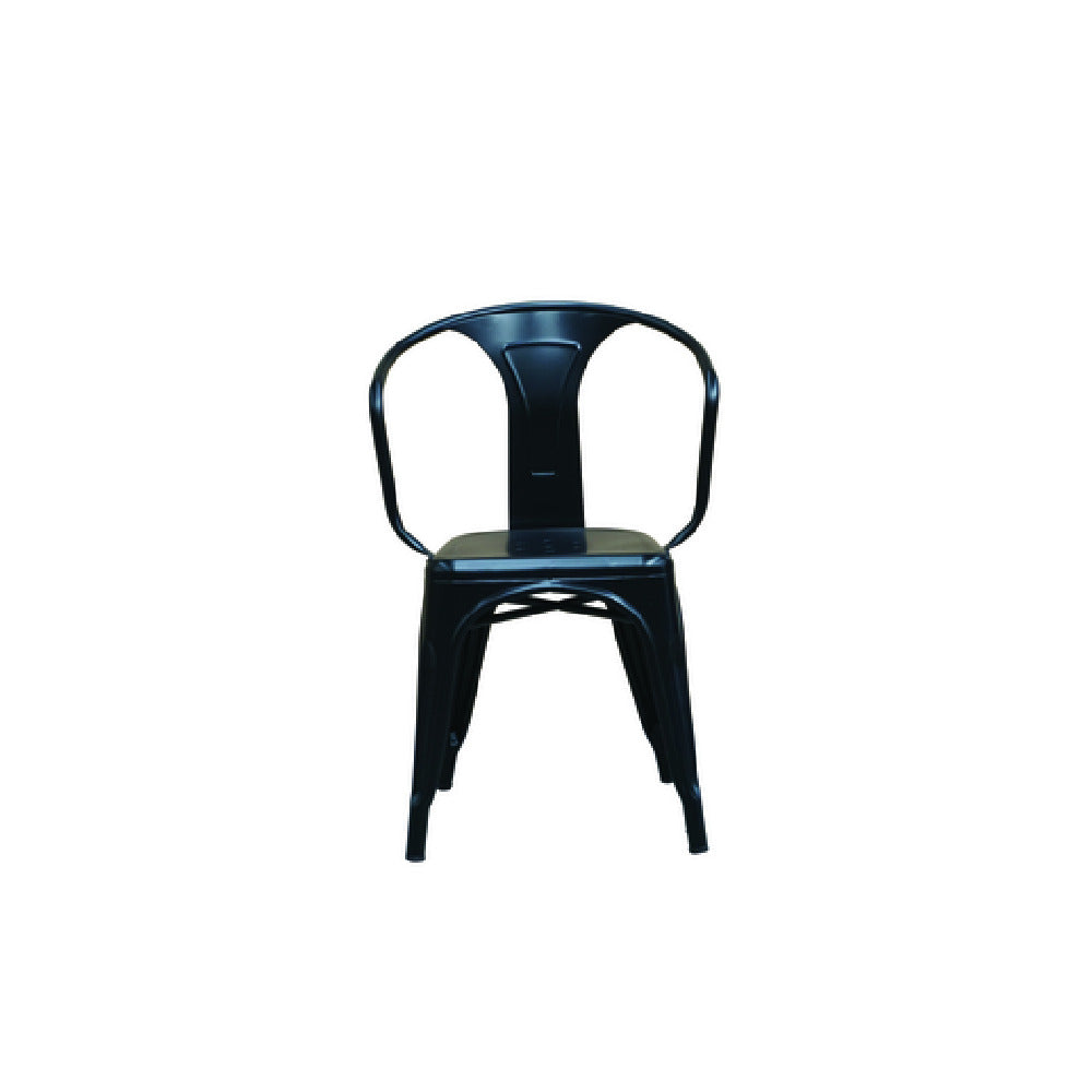 Hubert 38748 - CenPro Outdoor Arm Chair, 400 Lbs. Weight Capacity, 21"W X 17-1/5"D X 28-1/2" H