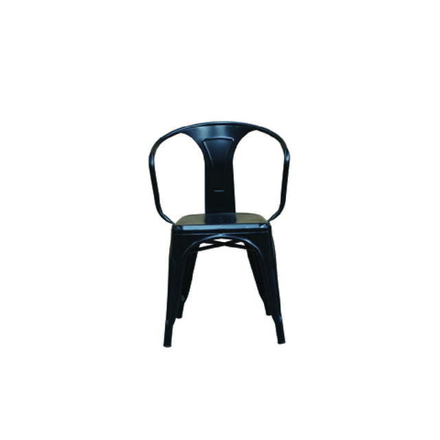 Hubert 38748 - CenPro Outdoor Arm Chair, 400 Lbs. Weight Capacity, 21"W X 17-1/5"D X 28-1/2" H