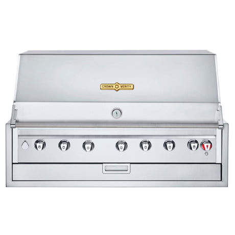 Crown Verity IBI42 Infinite Series 42" Built-In Outdoor Charbroiler 40" X 21" Grilling Surface