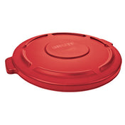 Rubbermaid FG264560RED - BRUTE® Container Lid, 24-1/2"D X 1-1/2"H, For 44 Gallon Trash Can